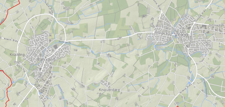 Karte Velen-Ramsdorf