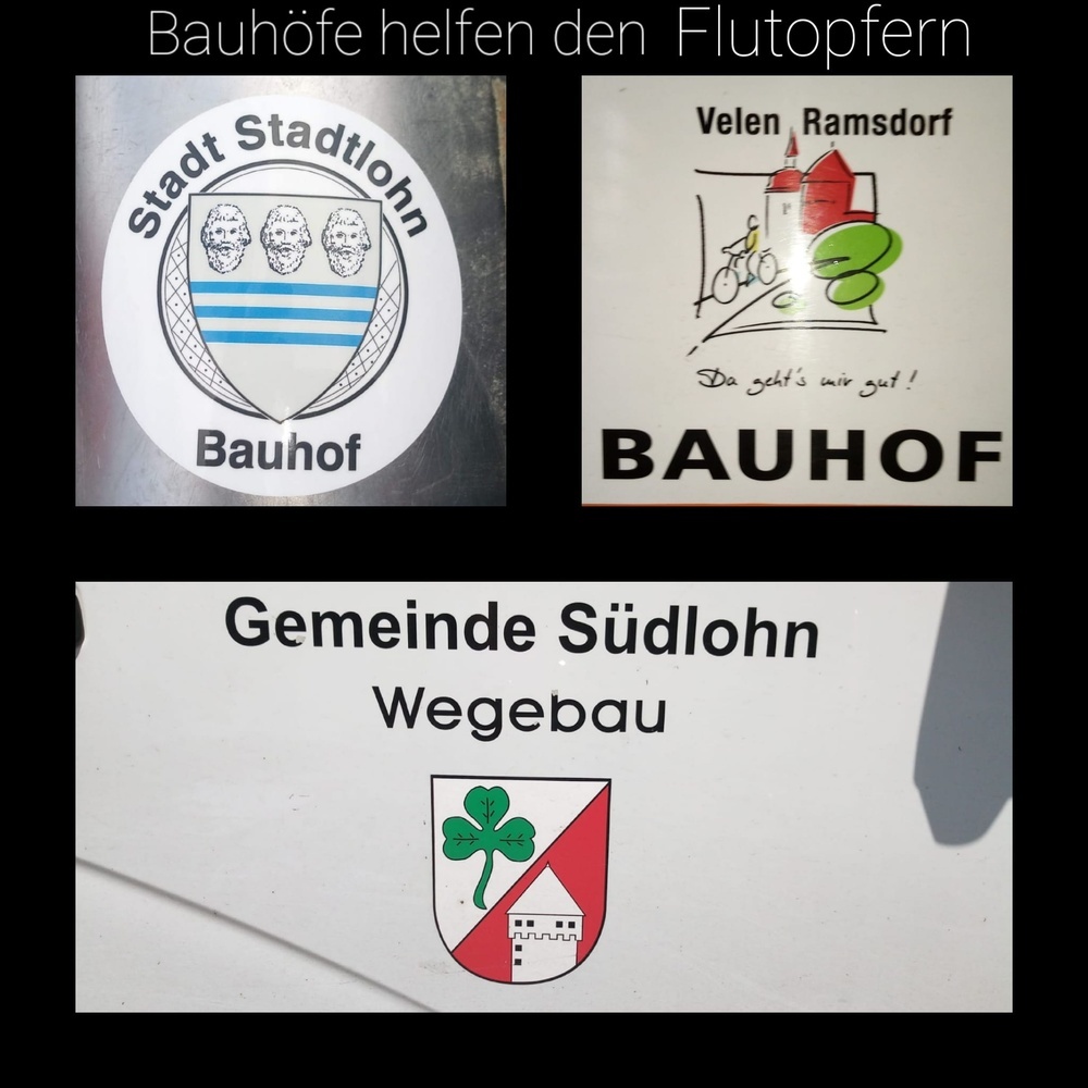 Bauhofhilfe für Flutopfer