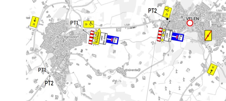 Umleitungshinweise Sperrung Ramsdorfer Str. Umleitungshinweise Sperrung Ramsdorfer Str.