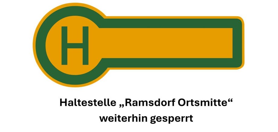 Haltestelle gesperrt Haltestelle gesperrt