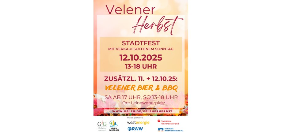 Velener Herbst Plakat - 1